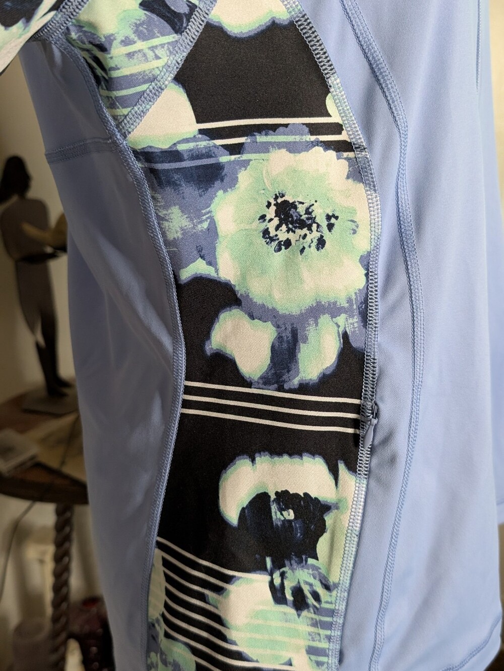 Fila Light Blue Full-Zip Jacket with Floral Accent - Picture 5 of 12